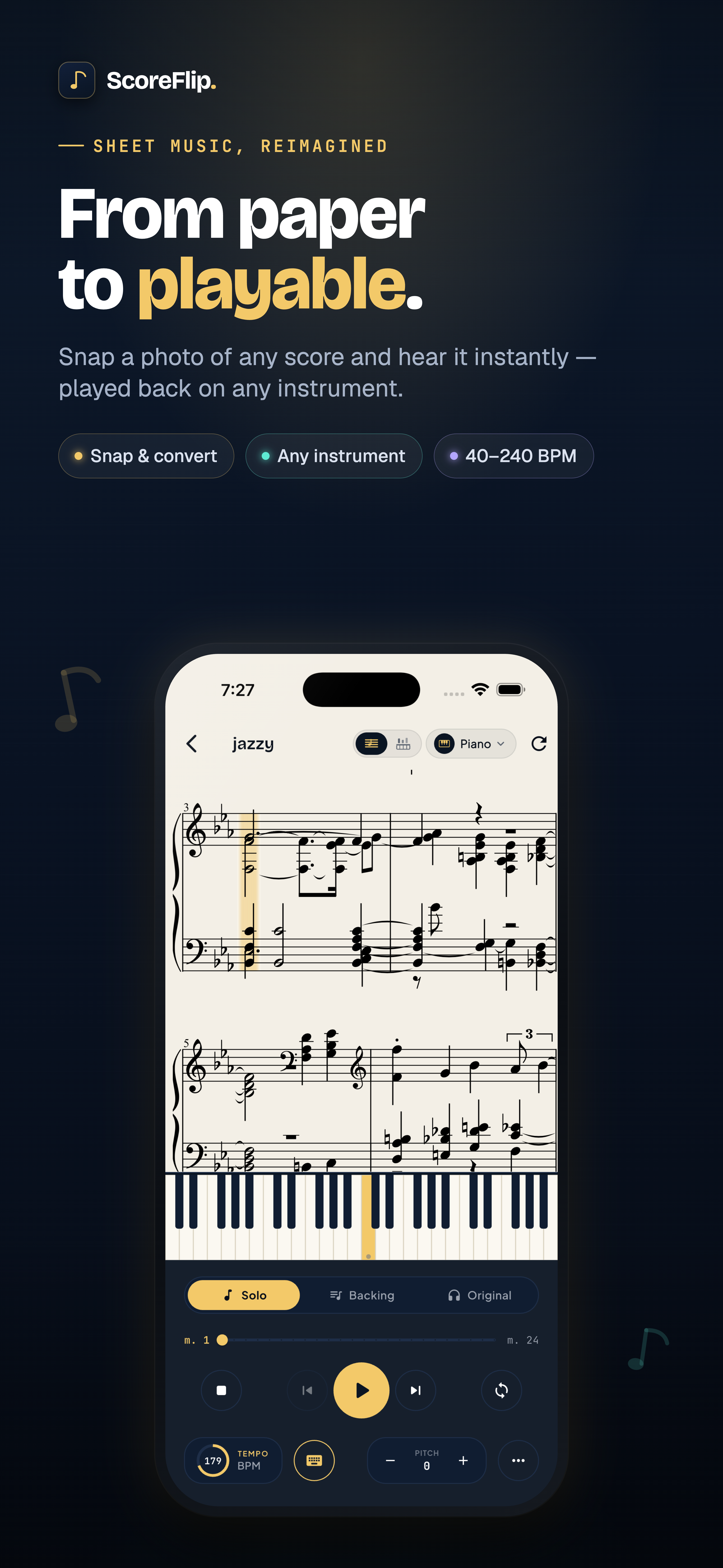 A New Way to Practice Piano: From Static Sheets to Interactive Playground